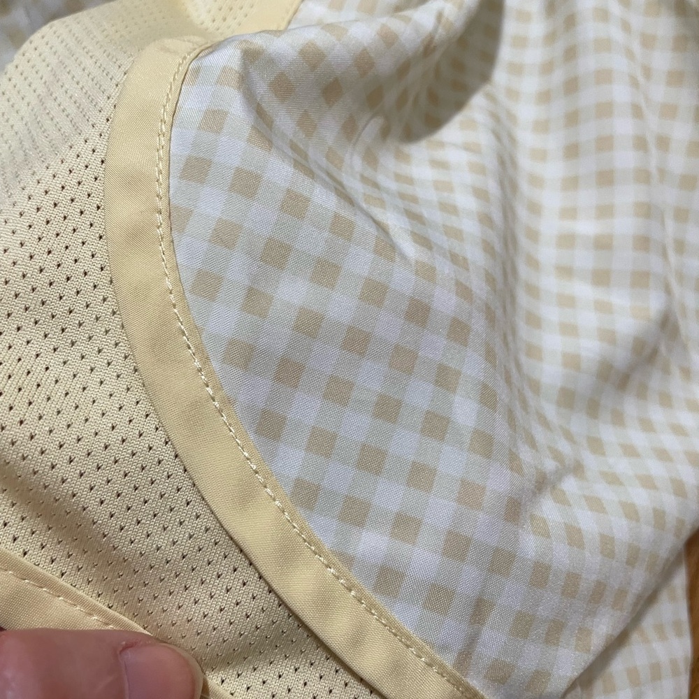 NIKE Yellow Gingham Shorts - Picture 12 of 12